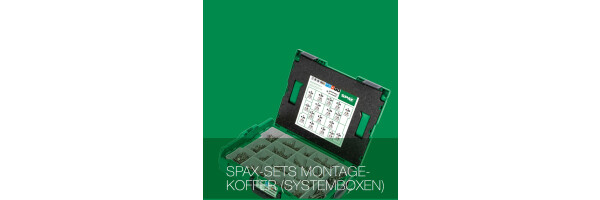 SPAX - Sets Montagekoffer (Systemboxen)