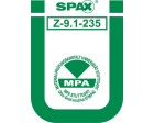 SPAX Terrassenschraube TX25 5x40 A2 Edelstahl rostfrei 1 Stk