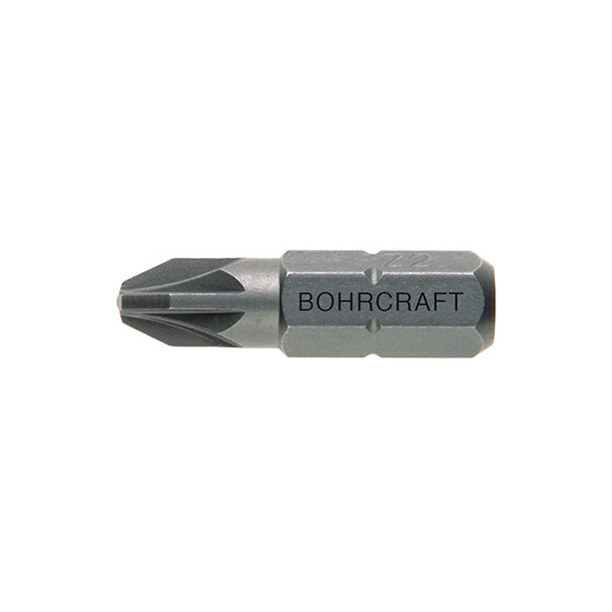 Bohrcraft Bit 1/4" Kreuzschlitz Größe für Pozi-Schrauben PZ 2 x 50 mm