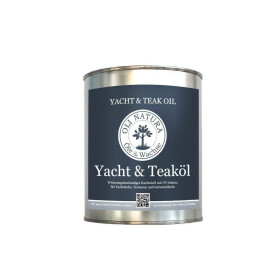 Oli Natura Yacht & Teaköl Farbe TEAK 2,5 Liter für Aussen mit UV Schutz