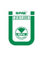 SPAX Universalschraube Kleiner Kopf PZ1 galv. verzinkt 3x10 - 200 Stk