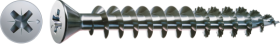 SPAX Senkkopf, Kreuzschlitz Z kleiner Kopf (Ø 5 mm), gehärtet, gleitbeschichtet, Vollgewinde WIROX A3J  PZ1  -  3x10  -  1000 Stk