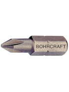 Bohrcraft Bit 1/4" Kreuzschlitz Größe für Phillips-Schrauben PH 1 x 25 mm