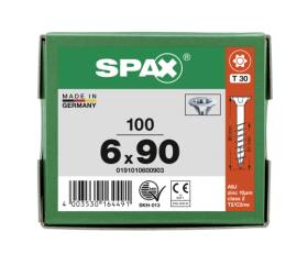 SPAX Senkkopf T-STAR plus - Teilgewinde WIROX A3J  T30  -...