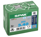 SPAX Senkkopf T-STAR plus - Vollgewinde Edelstahl rostfrei A2 1.4567      T10  -  3x40  -  200 Stk