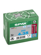 SPAX Halbrundkopf T-STAR plus 4CUT Vollgewinde Edelstahl rostfrei A2 1.4567        4x35 - 200 Stk