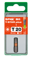 SPAX-BIT für T-STAR plus mit Kraftangriff T20 25mm - 1 Stk