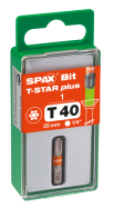 SPAX-BIT für T-STAR plus mit Kraftangriff T40 25mm - 1 Stk