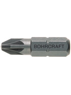 Bohrcraft Bit 1/4&quot; Kreuzschlitz Gr&ouml;&szlig;e f&uuml;r Pozi-Schrauben PZ 0 x 25 mm