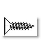 Senk-Blechschrauben-C-H  galv. verzinkt DIN 7982 - 2,2 x 6,5 - 2000 Stk
