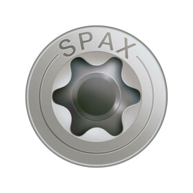 SPAX Edelstahlschraube - 4 x 50 mm - 90 Stk - Teilgewinde - Senkkopf - T-STAR plus T20 - 4CUT - Edelstahl rostfrei A2