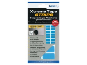 beko Xtreme Tape STRIPS, gewebearmiert 20 mm x 40 mm, 1...