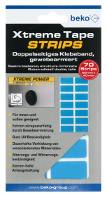 Xtreme Tape STRIPS, gewebearmiert 20 mm x 40 mm, 1 Pack =...