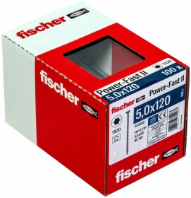 fischer PowerFast FPF II CTP 5,0 x 120 BC 100 Senkkopf TX...