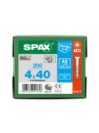 SPAX Senkkopf T-STAR plus - Teilgewinde Edelstahl rostfrei A2 1.4567  T20  -  4x40  -  200 Stk