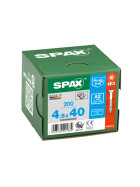 SPAX Senkkopf T-STAR plus - Teilgewinde Edelstahl rostfrei A2 1.4567  T20  -  4,5x40  -  200 Stk