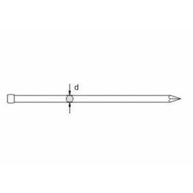 Stauchkopfnagel - Stift blank 1,4 x 25 1 KG