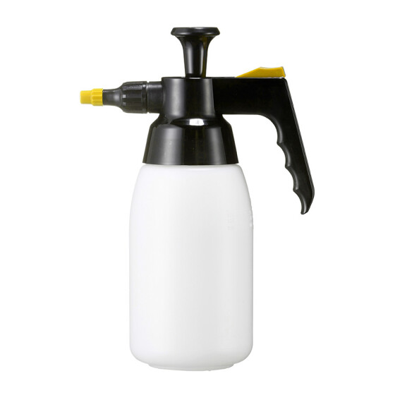 Druckpumpzerstäuber Pumpsprühflasche Hobby gelb 1L für alkalische Flüssigkeiten