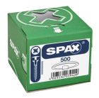 SPAX Kunststoff-Abdeckkappen für SPAX mit Kopflochbohrung, weiß, 500 Stück