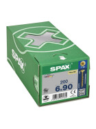 SPAX Senkkopf T-STAR plus - Teilgewinde YELLOX A2L  T30  -  6x90  -  200 Stk