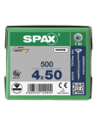 SPAX Senkkopf T-STAR plus - Teilgewinde WIROX A3J  T20  -  4x50  -  500 Stk