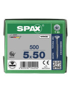 SPAX Senkkopf T-STAR plus - Teilgewinde WIROX A3J  T20  -  5x50  -  500 Stk