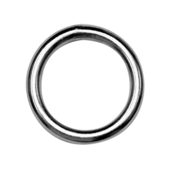 Ring, geschwei&szlig;t, poliert 4x25  M-8229  Edelstahl A4 10 Stk
