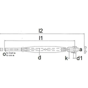 Wantenspanner Gabel-Drahtseil geschweißt Edelstahl A4 für Drahtseil 3 mm 10 Stk