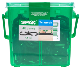 SPAX Air, trennt die Diele von der Unterkonstruktion, 40...