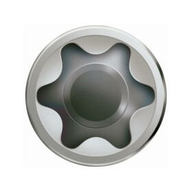 SPAX FEX-KS für Beschläge auf Kunststoff - Silber - PH2 4x35  100 Stk