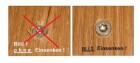 Spezialbohrer für alle Holzarten mit Senker und Anschlag, 5 mm