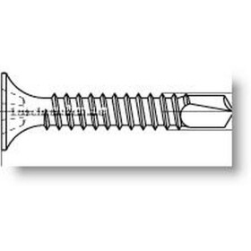 Gipsplattenschrauben mit Bohr- spitze - Trompetenkopf-H  phosphatiert  - 3,5 x 25 - 1000 Stk
